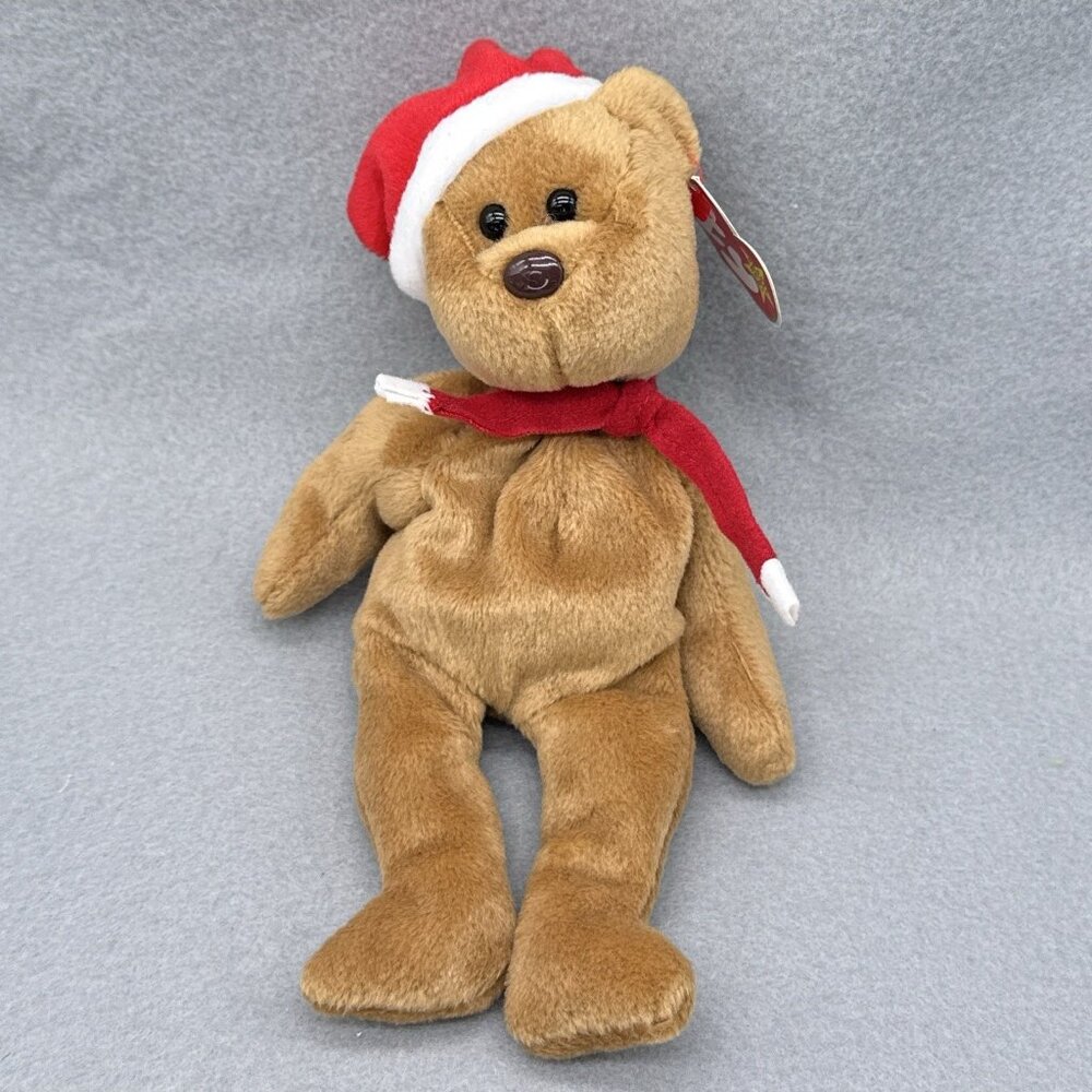 Christmas Holiday Plush Lot Penguin Teddy Bear Holly & Berry Bear Stuffed Toy TY - Picture 2 of 13